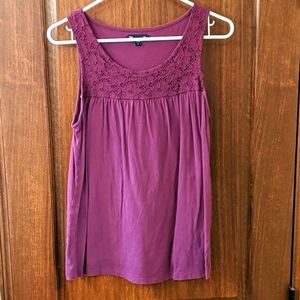 Gap purple tank top
